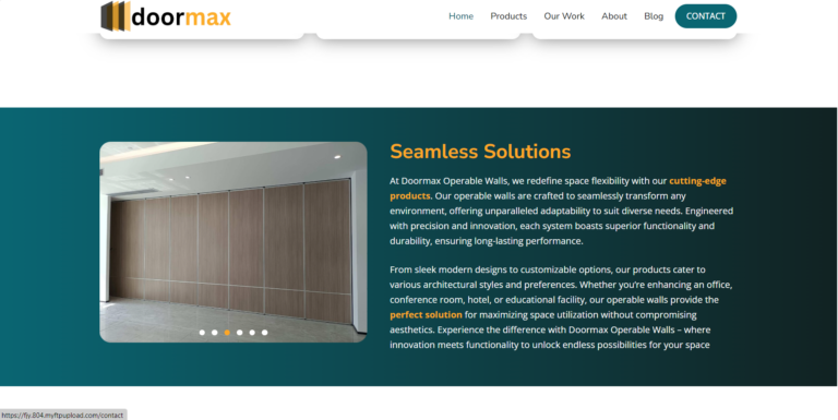portfolio doormax.com images section